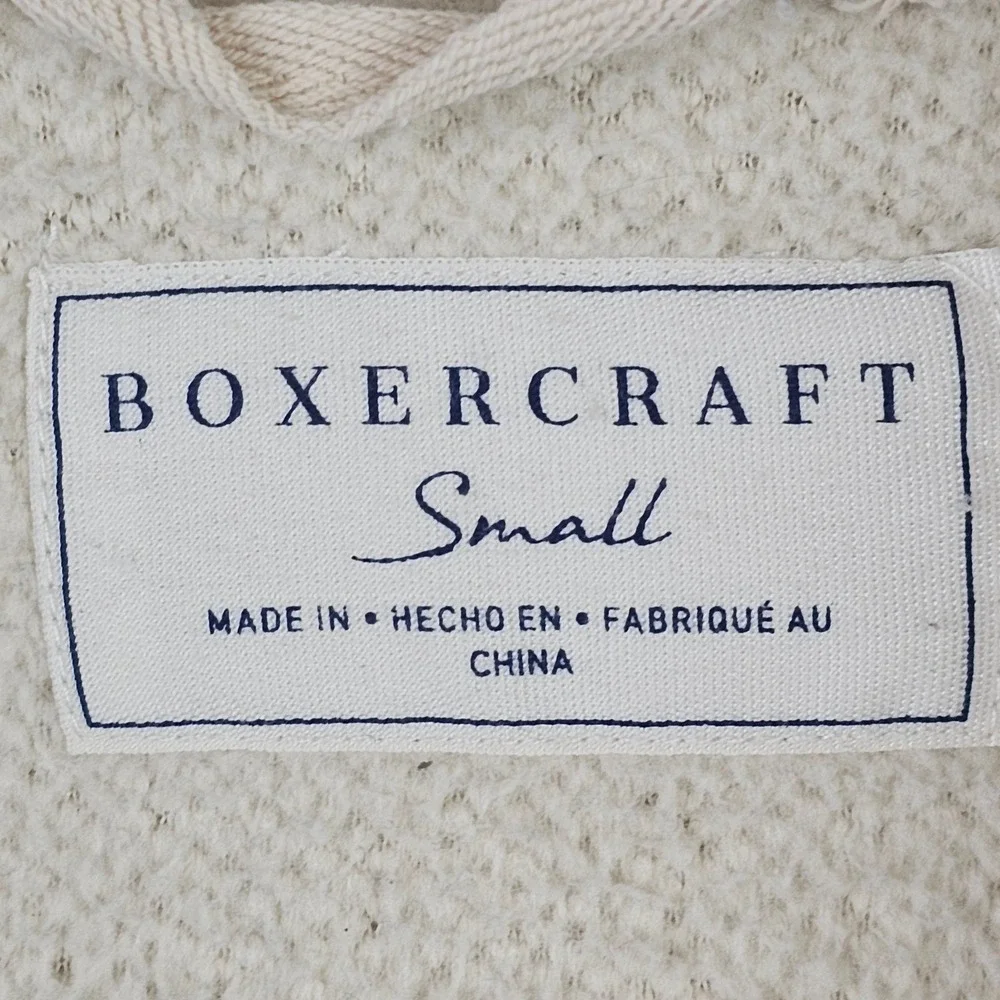 Boxercraft Womens S Sherpa Fleece‎ 1/2 Zip Sweater Cream Cozy Cottage Neutral - Picture 5 of 10